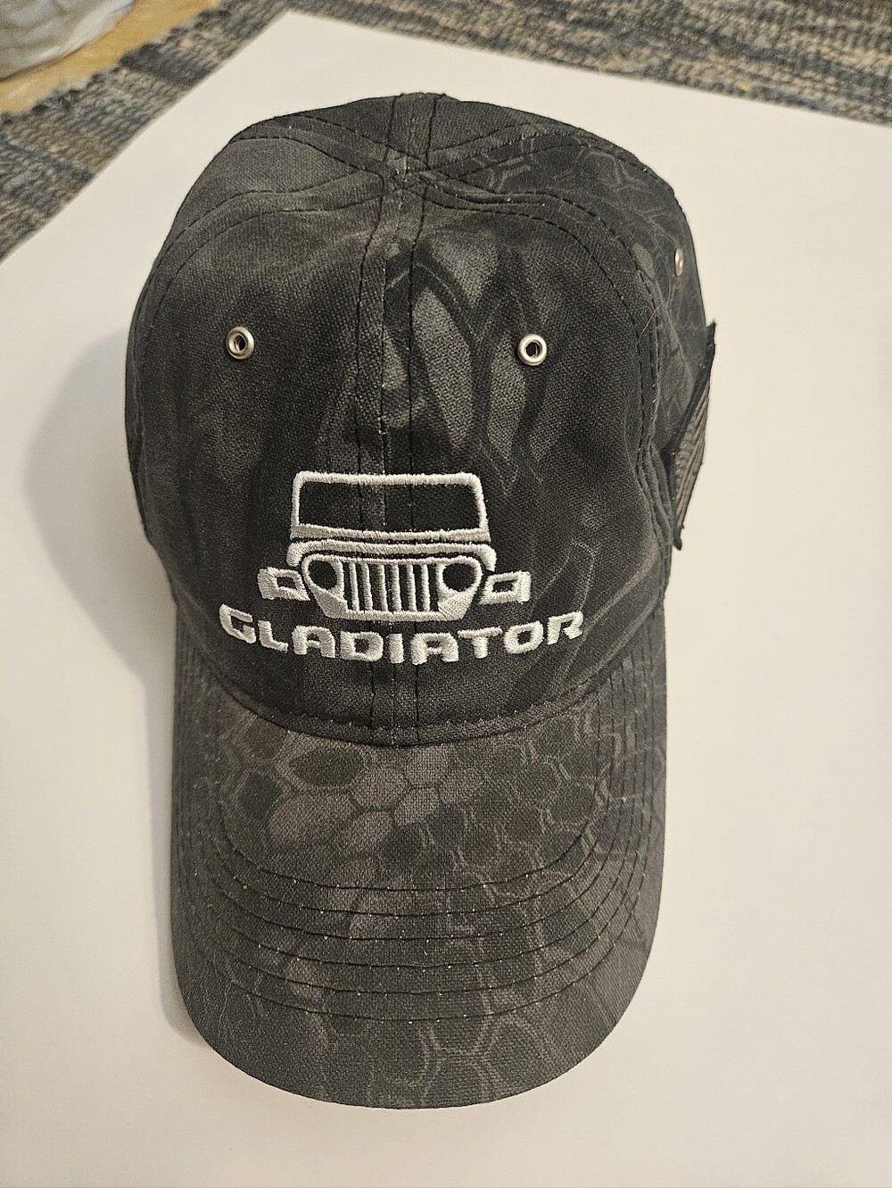 Black Jeep Gladiator Baseball Cap - Embroidered Jeep Front